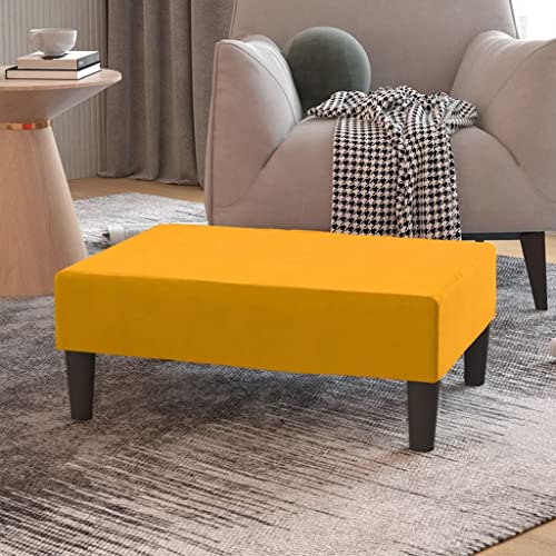 Fußhocker Gelb 78X56X32 Cm Samt