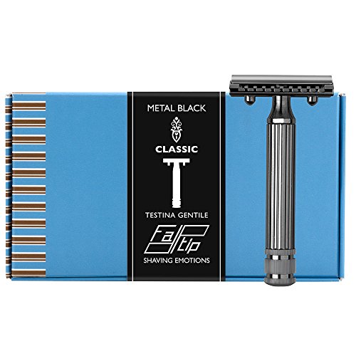 Fatip Rasoio Di Sicurezza Metal Black 42124 Testina Gentile