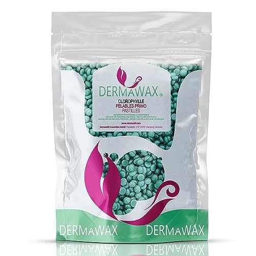1 Kg Dermawax Clorofilla Cera Brasiliana Perle Di Cera Depilatoria Senza Strisce Cera Depilatoria Calda Professionale Per Uomo E Donna A Bassa Tempera