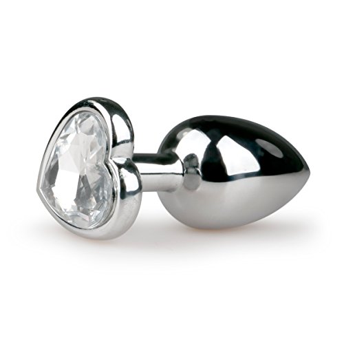 Easytoys Et127Clr Plug Anale Di Metallo Diamante Trasparente, Argento - 1 Prodotto