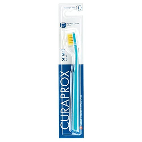 Curaprox Zahnbürste Cs Smart - Kleine Handzahnbürste Für Erwachsene Mit 7600 Ultra Soft Curen Borsten - 1 Stück - Zufällige Farbe