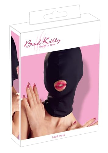 Cappuccio Bad Kitty "Hood" Con Apertura Per Bocca - Nero