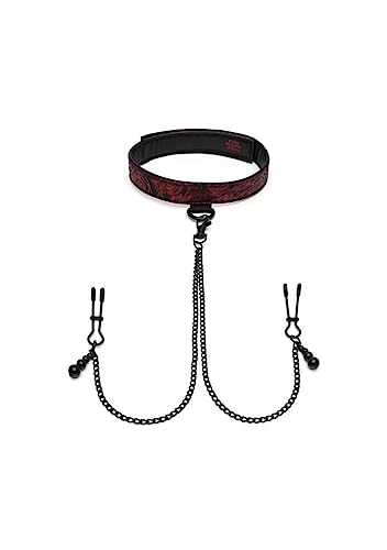 Fifty Shades Of Grey Sweet Anticipation Collar Nipple Clamps