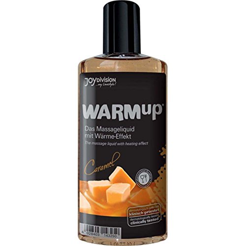 Joydivision Warmup Olio Per Massaggi Al Caramello 150 Ml I Olio Da Massaggi Con Effetto Riscaldante I Olio Da Massaggio Al Profumo E Gusto Di Caramell