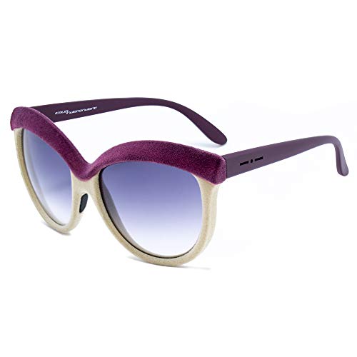 Italia Independent Occhiali Da Sole 0092V2-057-58 (58 Mm) Bordeaux/Miele