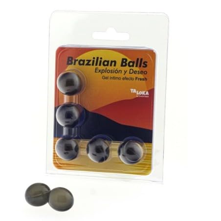 5 Brazilian Balls Explosion De Aromas Gel Excitante Efecto Fresh
