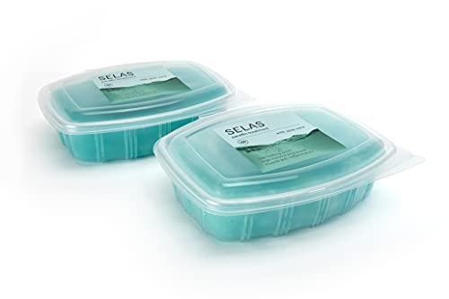 Paraffina All'Aloe Vera Confezione Da 2600 Ml (980 G X 2 Unità) Selas. Per Trattamenti Terapeutici Ed Estetici Di Mani E Piedi.