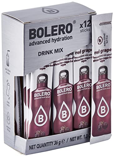 Bolero Sticks Uva Rossa Senza Deposito, 12 Pezzi