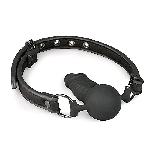 Easytoys Ball Gag With Silicone Dong - 157 Gr