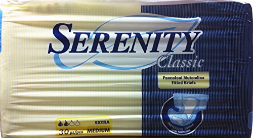 Serenity 30 Pannoloni Mutandina Extra Taglia Media 30 Pezzi