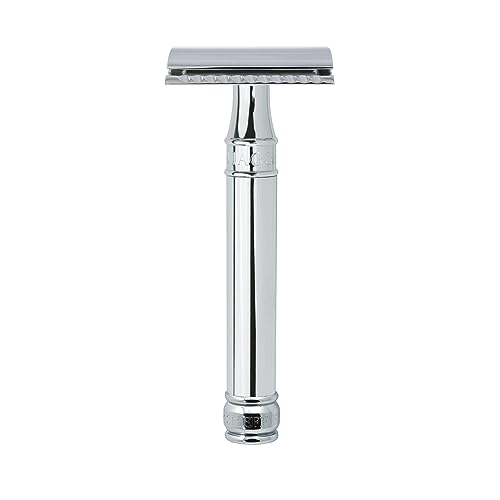 Edwin Jagger De89 Classico Rasoio Di Sicurezza Manuale A Doppio Taglio Ecologico E Riutilizzabile Per Uomo E Donna Per Crema Da Barba O Sapone Adatto