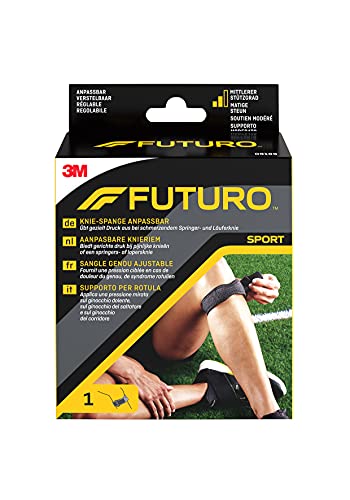 Futuro Fut09189 Sport Ginocchia Tacco Donna, Senza Latex, Taglia Unica, Nero