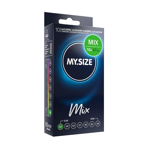 My.Size Mix Preservativi Misura 1, 47 Mm, Confezione Standard, 10 Pezzi