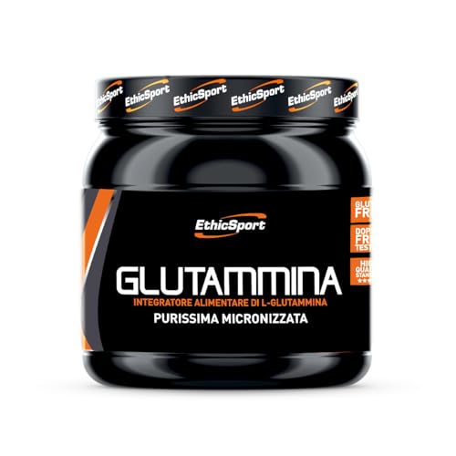 Ethicsport - Glutammina - Barattolo Da 300 G - Integratore Alimentare Di L-Glutammina