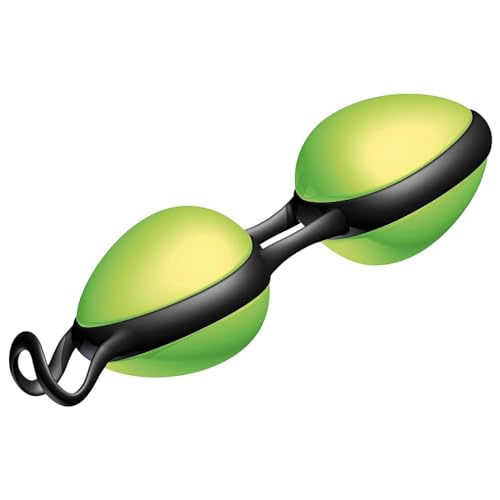 Joydivision Joyballs Secret Duo - Sfere D'Amore Duo Verde | Sfere Vaginali Per La Ginnastica Del Pavimento Pelvico | Compatibili Con Lubrificanti A Ba