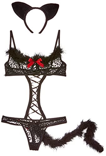 Obsessive Gepardina Costume, L/Xl, Nero