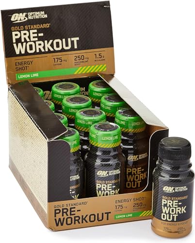 Optimum Nutrition Gold Standard Pre-Workout Energy Shot, Bevanda Energetica Ready To Drink Con Beta Alanina, Caffeina, Performelon Boost E Vitamina B6