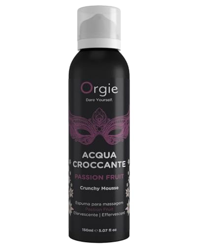 Orgie Acqua Croccante Crunchy Mousse Afrodisiaci Per Giochi Erotici Transparente 150 Ml