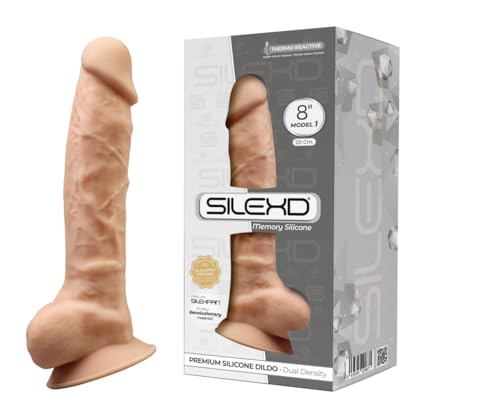 Silexd - Model 1 Realistic Penis Premium Silexpan Silicone 20 Cm