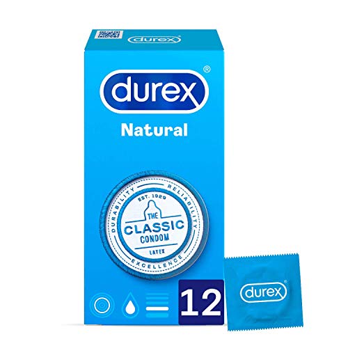 Durex - Preservativi Originali Natural, 12 Preservativi