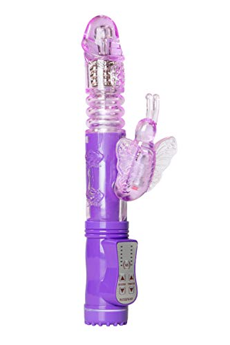Massaggiatore Giocattoli Erotici Del Sesso Vibratore Giocattoli Del Sesso - Vibratore A Vibrazione A Farfalla - Viola - Massaggiatore