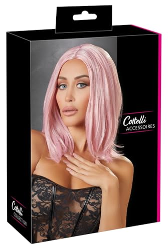 Cottelli Accessoires Parrucca Bob Rosa