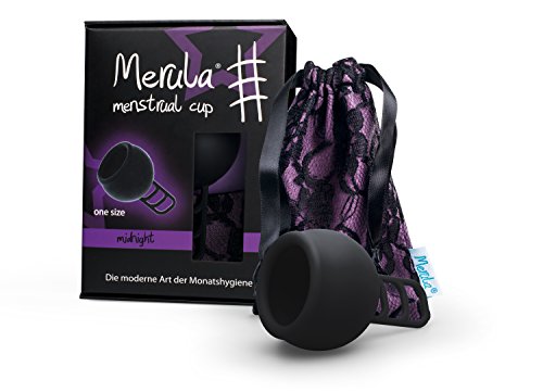 Merula Cup Midnight (Nero) "One Size" - Coppetta Mestruale In Silicone Medicale