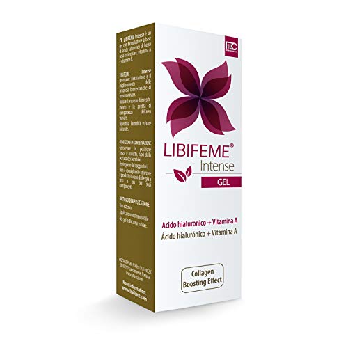 Libifeme Intense Gel - Zona Esterna Vaginale Intima Super Idratante - Ringiovanimento Vulvare Donna Con Hilauronic A Basso Peso Molecolare Con Vitamin