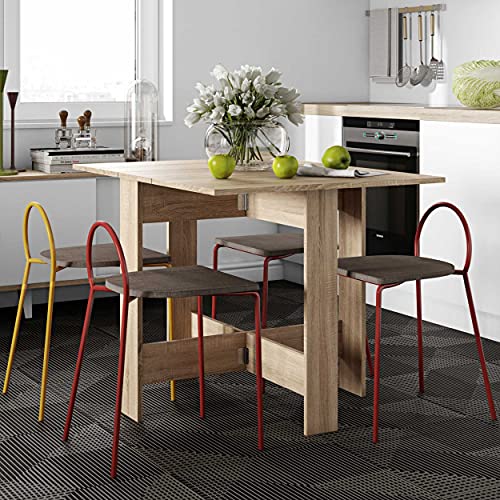 Symbiosis Papillon, Tavolo Pieghevole, Rovere Naturale 103/67/28X76X73,4 Cm