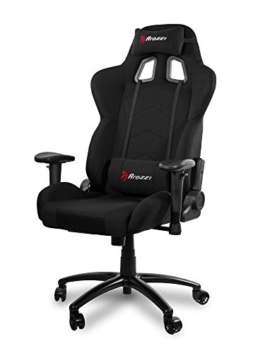 Arozzi Inizio Sedia Da Gaming, Tela, Nero, 53 X 47 X 133 Cm, Ergonomica;Imbottita