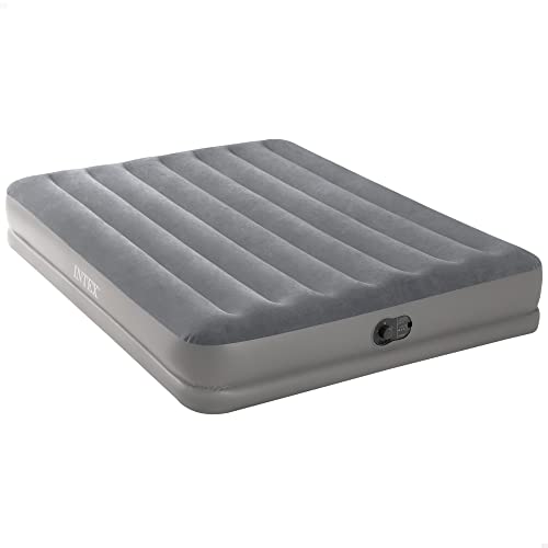Intex Dura-Beam Standard Series Prestige Mid-Rise Air Mattress With Fastfill Usb Powered Internal Air Pump