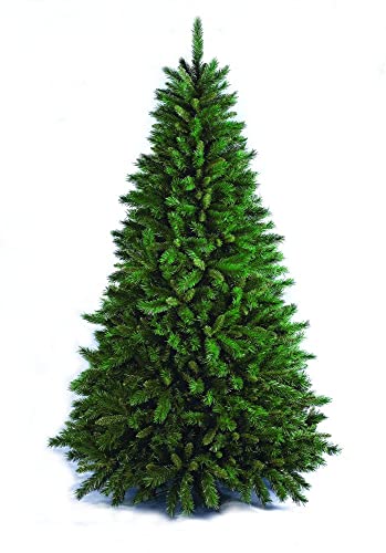 Flora New Tiffany Albero Di Natale, Sintetico, Verde, 210 Cm