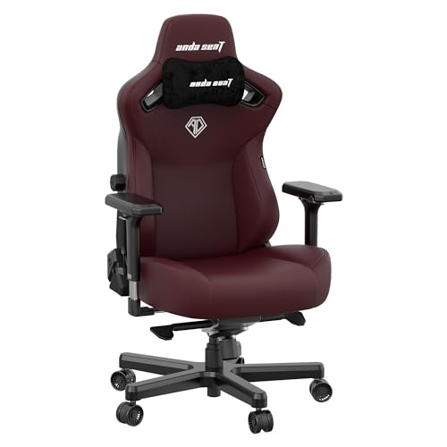 Anda Seat Kaiser 3 Grandi Sedie Da Gioco - Sedia Da Gioco Ergonomica In Pelle Pvc Marrone Per Adulti, Sedile Reclinabile Per Ufficio E Gioco, Sedia Da