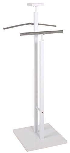 Haku Möbel Servomuto, Mdf, Bianco-Cromo, L 33 X P 33 X A 109 Cm