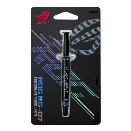 Asus Rog Rg-07 Performance Thermal Paste Kit - Facile Applicazione, Diffusione Fluida, Conducibilità Termica Premium, Alta Resistenza, Per Massime Pre