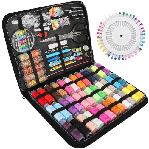 Kit Cucito,Set Da Cucito,226 Cucito Accessori,Scatola Da Cucito,Set Per Cucire Bambini,Set Cucito Professionale,Scatola Per Cucire