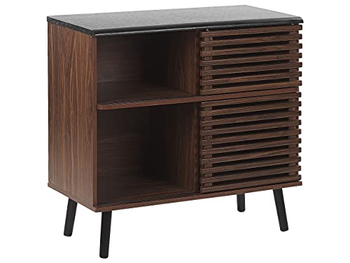 Beliani Credenza In Colore Legno Wenge Perth