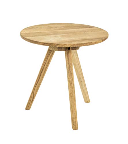 Haku Möbel Tavolino, Legno Massello, Rovere, Ø 40 X H 40 Cm