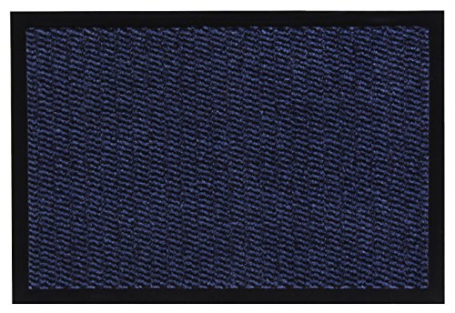 Andiamo Easy Stuoia Cattura Sporco, Zerbino Di Polipropilene-Adatto Per Interno/Esterno Antracite, Blu, 60 X 80 Cm