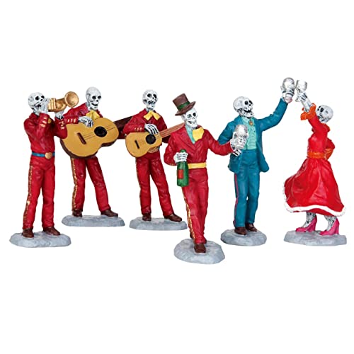 Lemax Spooky Town Fiesta De Los Muertos Set Of 6# 52309 By