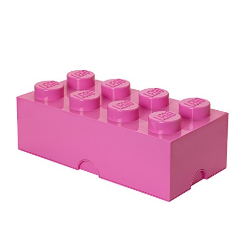 Lego - Scatola Stoccaggio, Rosa,