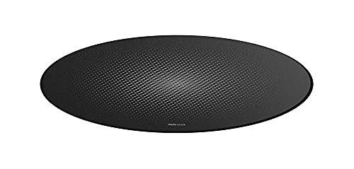 Trust Mika Tappetino Tondo Per Pavimento, 117 Cm, Antiscivolo, Resistenza All’Usura, Per Pavimenti Duri, Adatto Per Tutte Le Sedie Da Ufficio/Gaming -