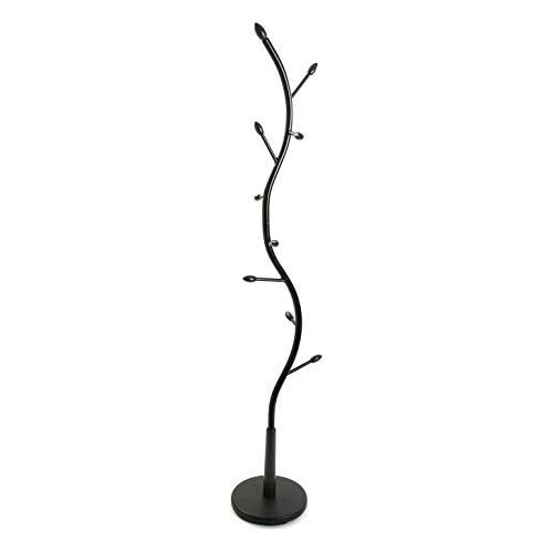 Versa Swindon Appendiabiti Da Terra In Stile Minimalista, Attaccapanni Da Terra Per Ingresso, Con 9 Ganci O Appendiabiti, Misure (A X L X L) 185 X 32