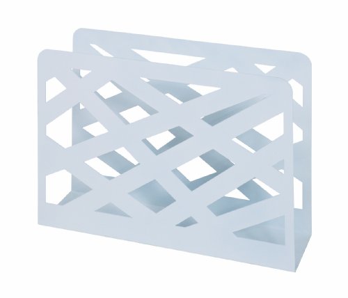 Haku Möbel Portariviste, Metallo, Bianco, L 35 X P 10 X A 26 Cm