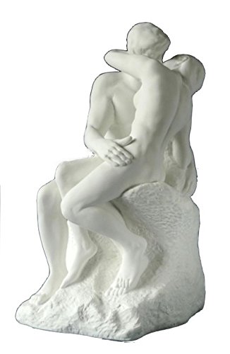 Parastone Museums Kollektion Statua - Il Bacio - Museo Replica Di Auguste Rodin, 14 Cm