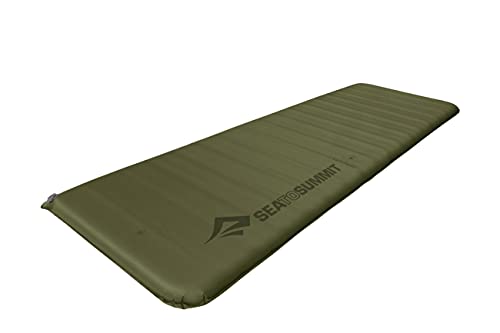 Sea To Summit Materassino Isolante Camp Plus Selfinflating, Moss, Large Rec