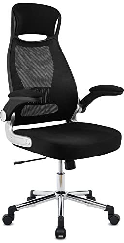 Intimate Wm Heart Sedia Da Ufficio, Ergonomica Poltrone Ufficio Schienale Alto In Rete Con Braccioli Pieghevoli,Girevole A 360°, Con Supporto Lombare,