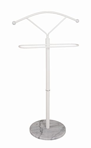 Haku Möbel Parcheggiatore, Marmo, Bianco, L 50 X P 32 X A 105 Cm