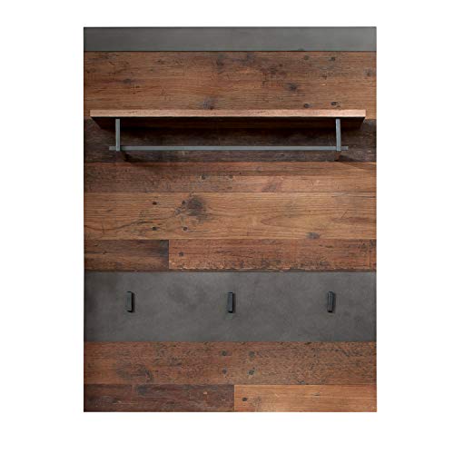 Trendteam Smart Living Indygd:Ko.Graphitgraumatera-Old Wood Nb, Gd-Paneel Arredamenti, Taglia Unica