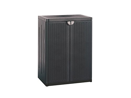 Home Mobile Rattan Brown Basso 65X45X88, Black